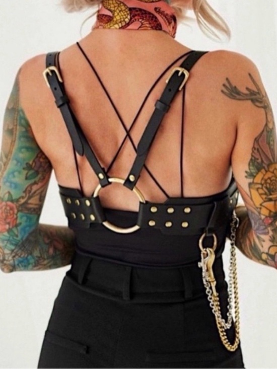 Ardeo Brass High Waist Harness main image 6